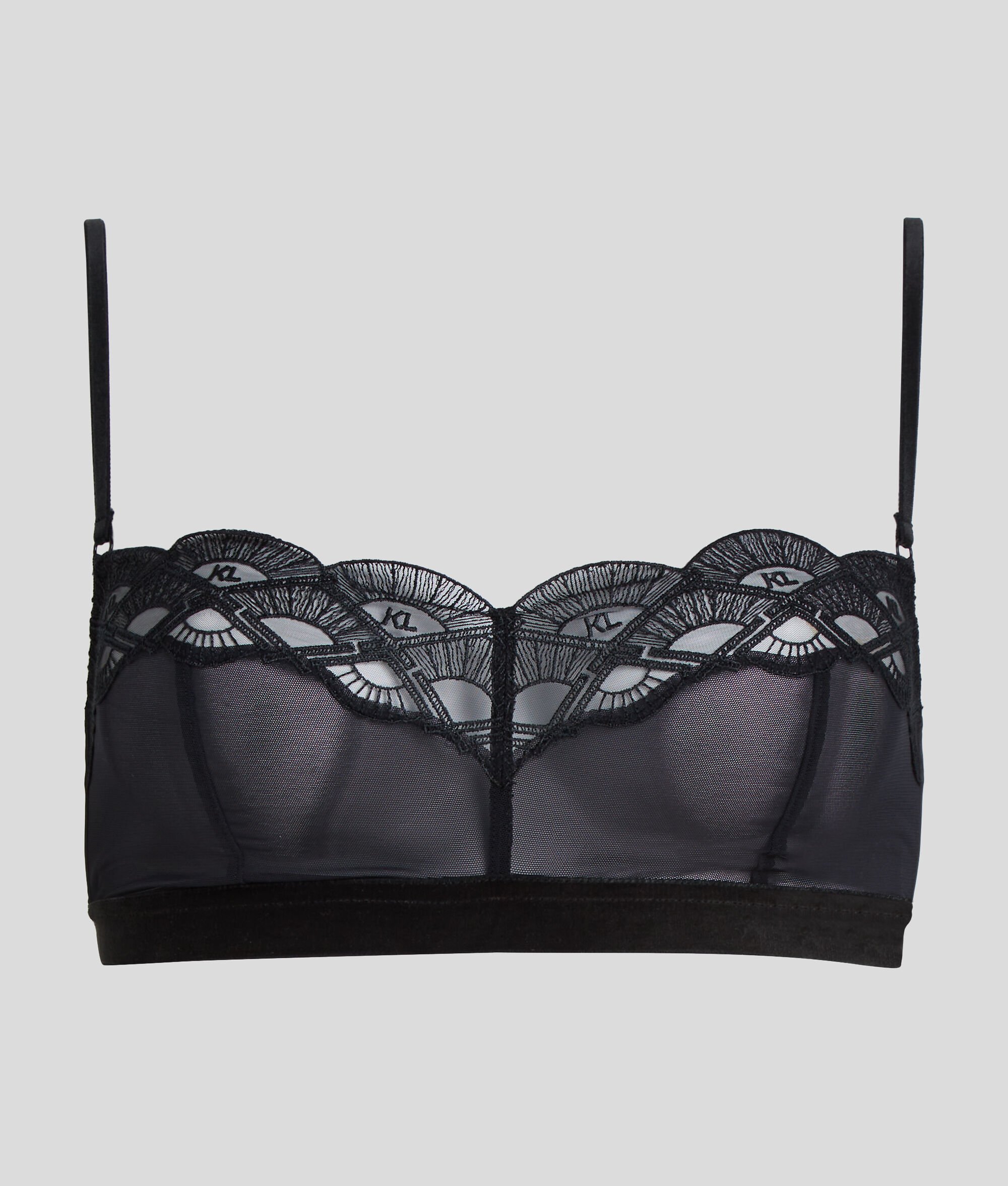 (image for) Professional FAN-EMBROIDERED BRALETTE